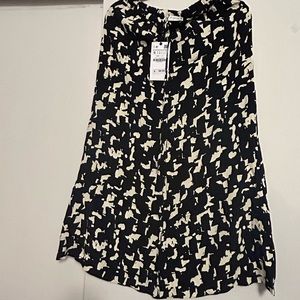 NWT Zara Draw String Skirt